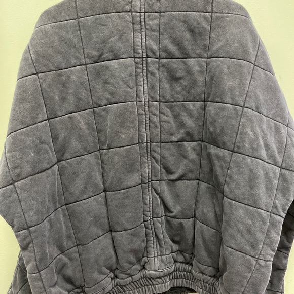 Free People Quilted Dolman knit Jacket washed - Picture 9 of 10